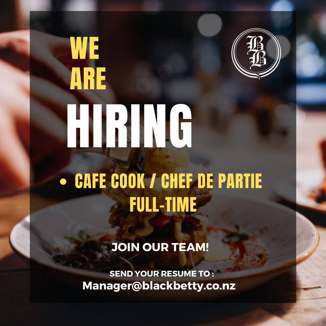 Black Betty Cafe is hiring!